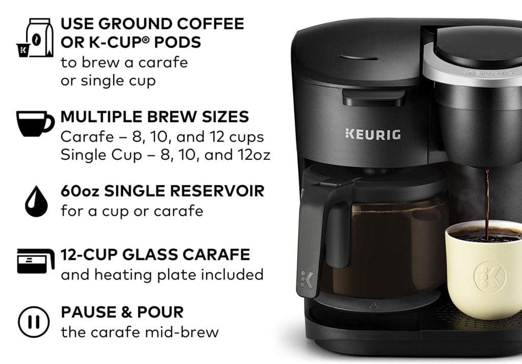 Best Dual Coffee Maker with K Cup 2021; Duo Machine ...